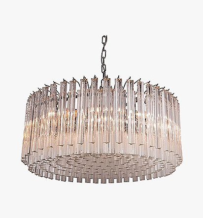 Concave Drum Chandelier