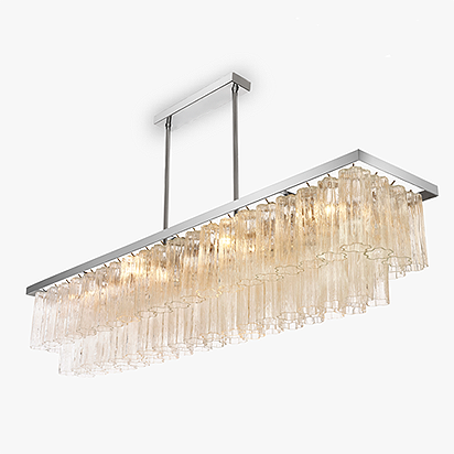 Pentagon Rectangular Chandelier