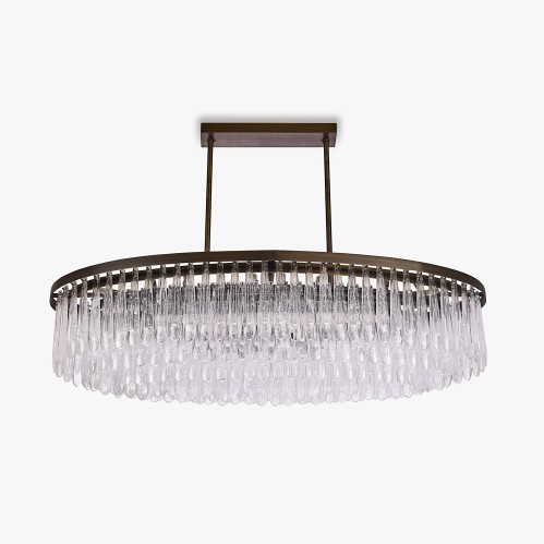 Triple Oval Droplet Chandelier