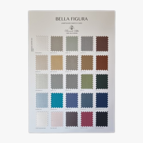 Dupion Silk Sample Card