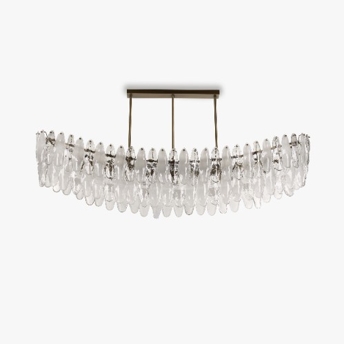 Spectre Curved Oval Chandelier