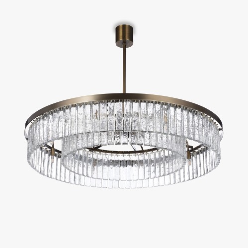 Small Double Drum Chandelier