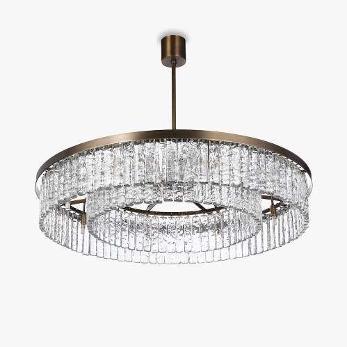 Small Double Drum Chandelier